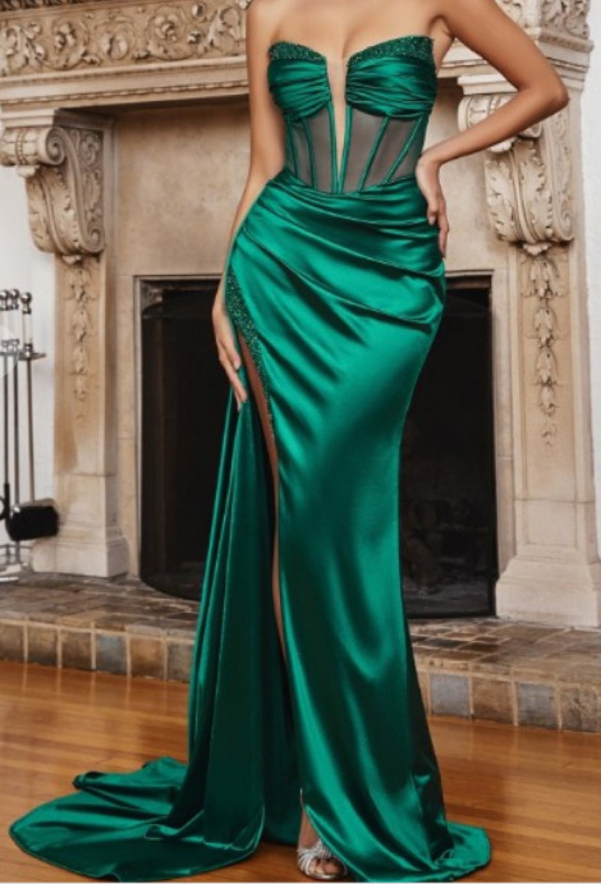 Emerald Temptation Gown