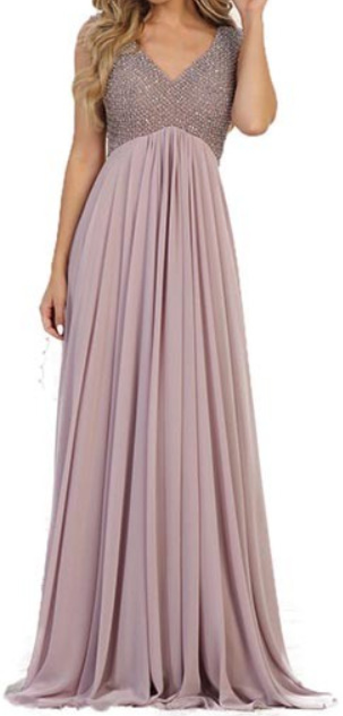 Lavender Dream Chiffon Gown