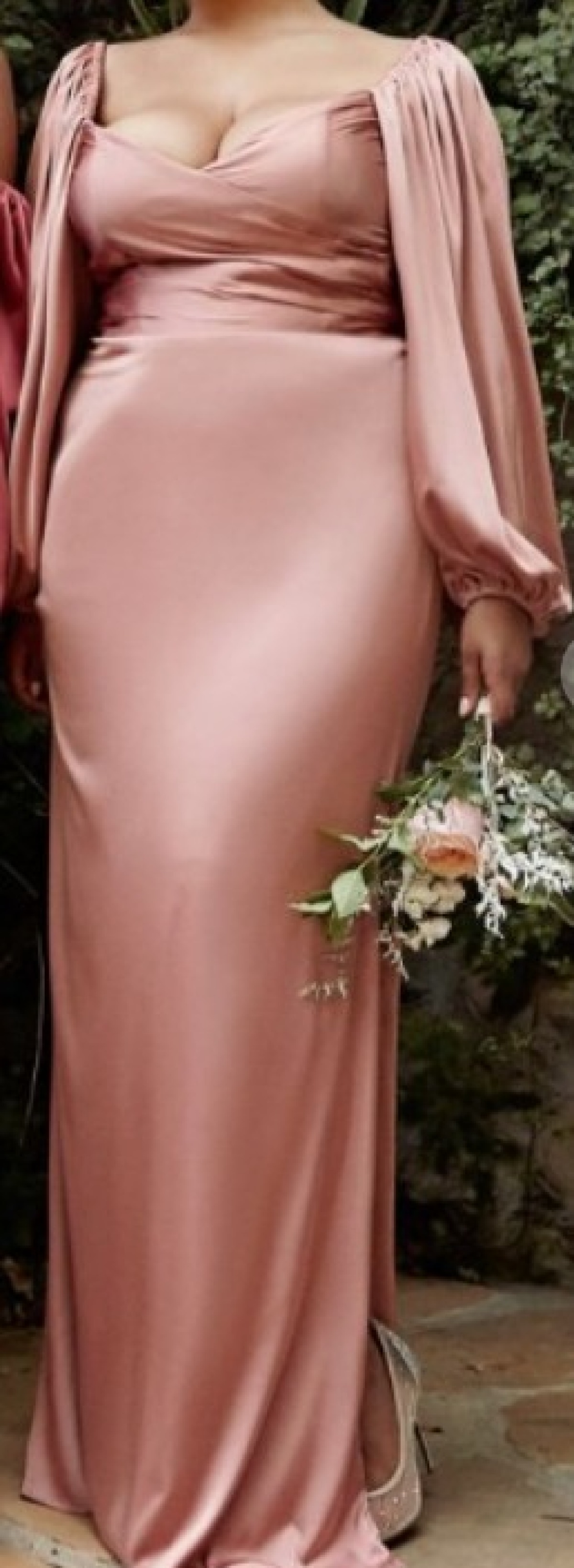 Blush Muse Satin Gown