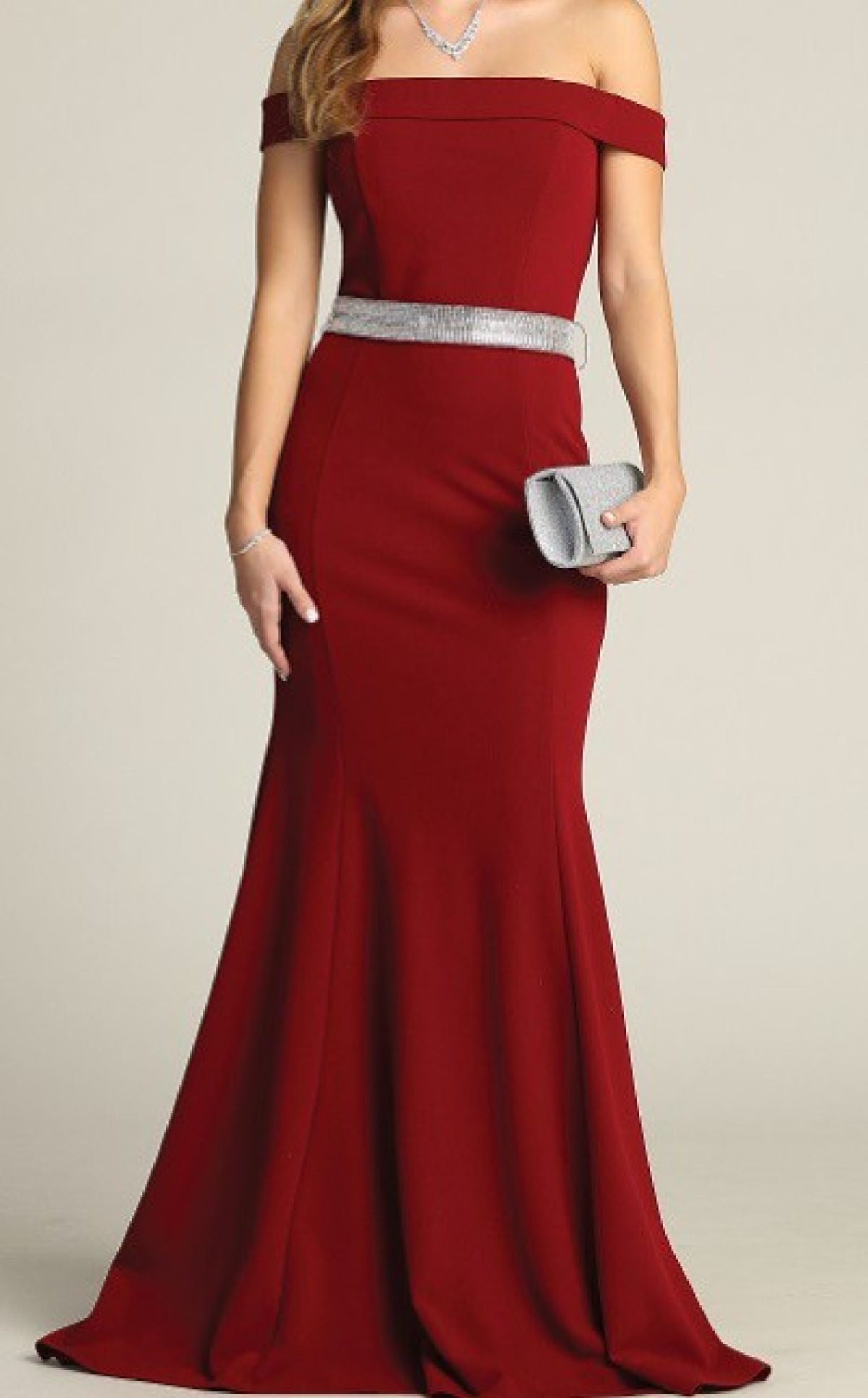 Crimson Allure Gown