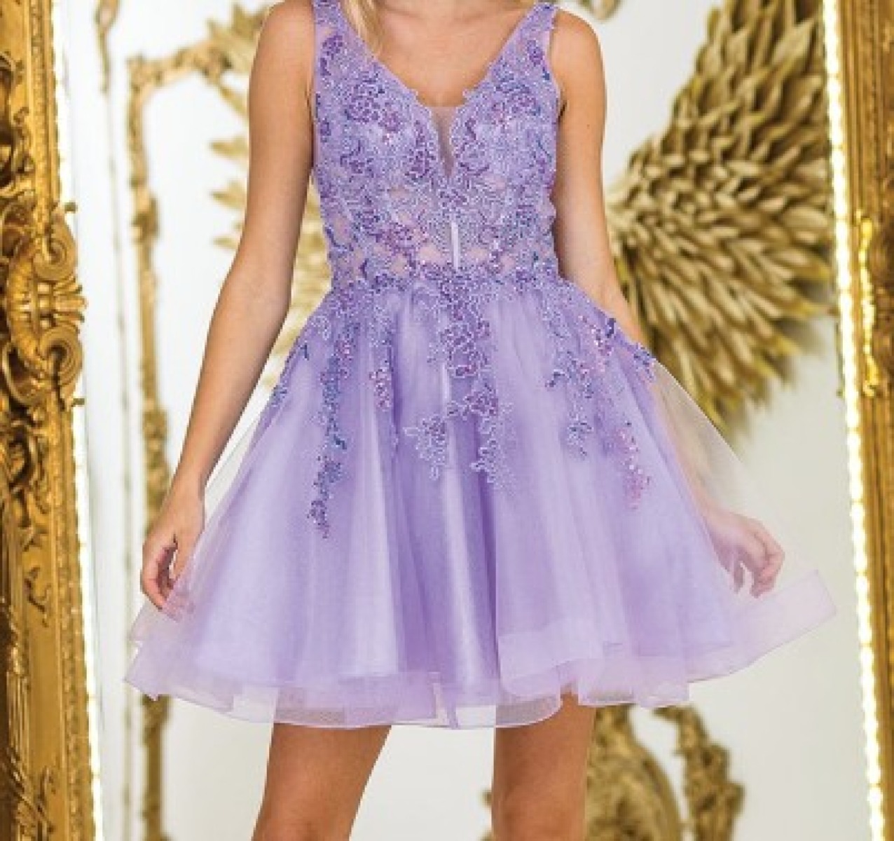 Enchanted Lavender Blossom Dress